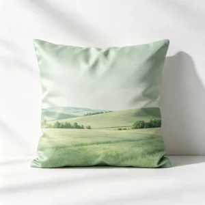 Woven European American Style Custom Printed Throw Pillow Covers Geometric Portrait Festival Designs Removable