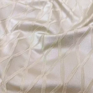 Woven Jacquard Fabric Manufacturer Custom Design Gray 100% Polyester Breathable Soft Dress Fabric