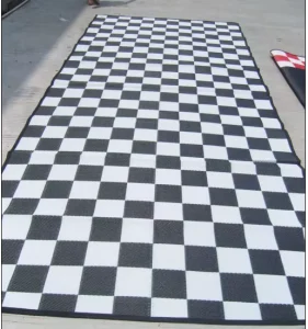 Woven Jacquard Polypropylene Rugs Carpets Washable Reversible Flat Weave