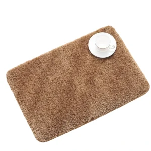 Woven Loop Pile Kilim Microfiber TPR Back Non Slip Waterproof Pet Friendly Sanitized Entrance Door Mat