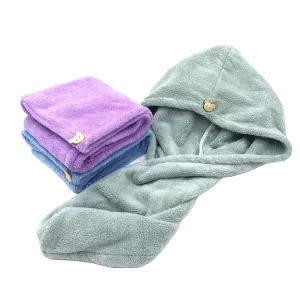 Woven Microfiber Bath Shower Head Towel for Hair Salon and Bathroom Drying Eco-Friendly Quick-Dry 300-400GSM