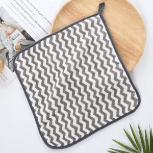 Woven Microfiber Quick Dry Kitchen Towels Dish Cloth