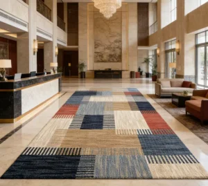 Woven Non-slip Polyester Carpet Play Carpet Custom Printed Patterns for Living Room Bedroom