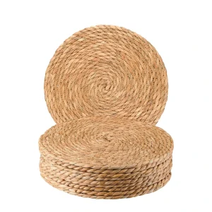 Woven Place Mats Rattan Plate Chargers Seagrass Placemat Woven Placemats Round Rattan Charger Plates Rattan Placemats Round