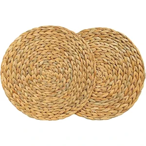 Woven Place Mats Rattan Plate Chargers Seagrass Placemat Woven Placemats Round Rattan Charger Plates Rattan Placemats Round