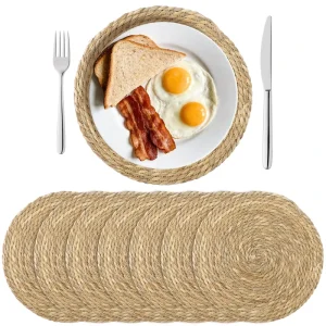 Woven Place Mats Rattan Plate Seagrass Placemat Woven Placemats Round Rattan Charger Plates Rattan Placemats Round
