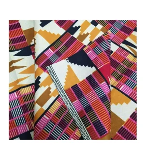 Woven Plain Super African Wax Print Fabric for Home Textile