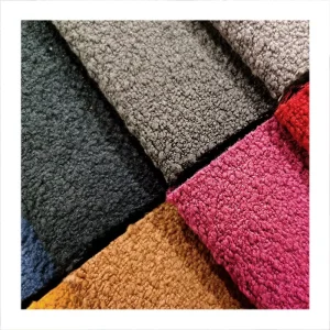 Woven Polyester Yarn Dyed Boucle Fabric for Home Textiles Furniture Sofa Bedding