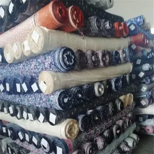 Woven Printed 100% Cotton Viscose Rayon Fabrics 5D Printed for Skirt Dress Women and Girls