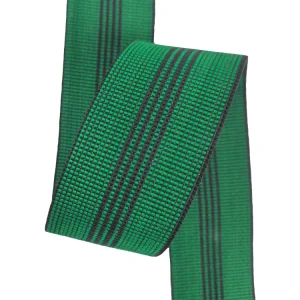 Woven Sofa Elastic Webbing 5cm Green High Tenacity Durable Customizable Furniture Band