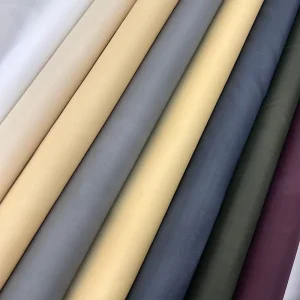 Woven Textile Lining Material 100% Polyester 190t Taffeta Fabric for Bag Garment