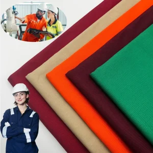 Woven Twill TC Polycotton Industrial Workwear Polyester Cotton Textile Fabrics for Clothing Manufacturing Supplier