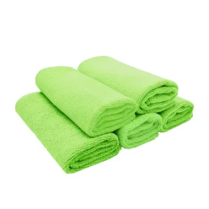 Woven Ultra Soft Edgeless Scratch Free Quick Dry Eco Friendly Bulk Private Label High Density Waxing Car Detailing