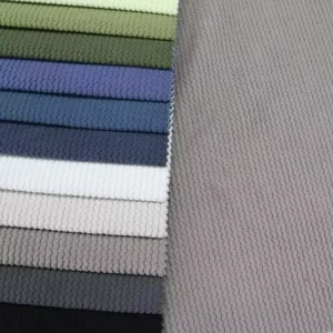 Woven Velvet Corduroy Sofa Upholstery Fabric with Plain Dyed Pattern Breathable & Anti-static for Furniture Textile