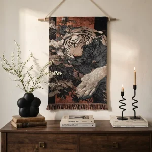 Woven Wall Hanging Tapestry Home Decor Custom Design Macrame Jacquard Wall Hanging Tapestry
