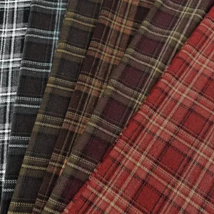 Woven Woolen Plaid Fabric for Sofas Bags Throw Pillows Jackets Other Fashionable Items Immediate Delivery