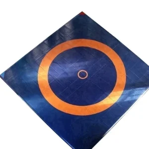 Wrestling Mat Cover Anti Slip Durable Waterproof Eco Friendly 12m*12m Professional Mat Cover for Training Compliant with UWW