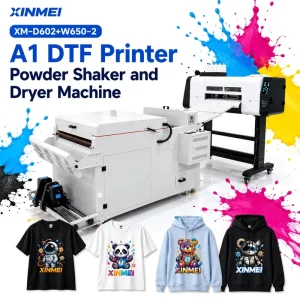 XM A1 24inch DTF Printer with Dual Printheads PET Film Transfer Machine OEM ODM and Lifetime Tech Support T Shirt Printing
