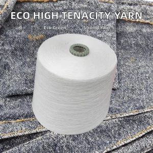 Xinao Factory 100% Yizheng Fiber Raw White Ring Spun Polyester Paper Cone Yarn for Sewing Threads Cone 40 50 2 OEKO 20S to 80S