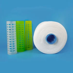 Xinao Factory 100% Yizheng Fiber Ring Spun 40 50 2 Polyester Dyeing Tube Yarn for Sewing Thread Cone 50 3 20S to 80S
