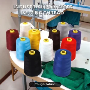 Xinao Factory Dyed 100% Yizheng Fiber Ring Spun Polyester Colored Yarn for Sewing Thread Cone 40 2 OEKO 20S to 80S