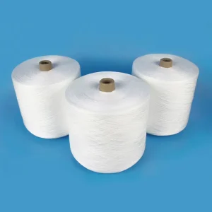 Xinao High Tenacity Factory 100% Yizheng Raw White Ring Spun Polyester Paper Cone Yarn for Sewing Threads Cone 40 50 2 OEKO