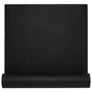YIMI 6mm Non Slip Eco Friendly Folding Yoga and Pilates Mat for Hot Yoga Black