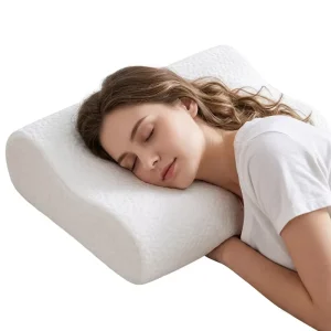 YUE RISE B Shape Foam Premium Adjustable Hotel Memory Foam Pillow Side Sleepier Sleep Bed Pillow with Removable Cover