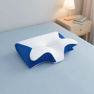 YUE RISE Custom Ergonomic Modern Cervical Orthopedic Design Comfortable Sleep Anti Decubitus Soft Memory Foam Bed Pillow