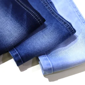 Yarn Dyed 9.5 Oz Medium Weight Comfort Stretch Woven Textile for Womens Pants Denim Fabric