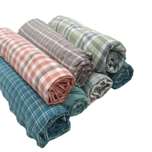 Yarn Dyed Home Textile Soft and Comfortable Bedsheet Fabric
