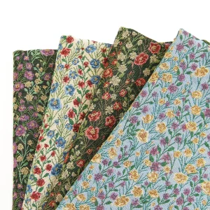 Yarn Dyed Jacquard Fabric Quick Custom Design Woven Tapestry Fabric for Clothing Gobelin Sofa Bags Upholstery