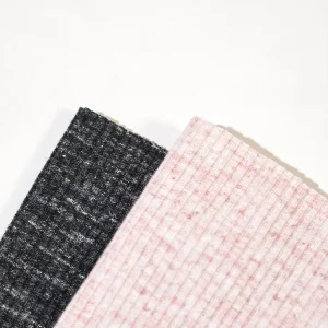 Yarn Dyed Jacquard Rib Knitting Fabric Girls 80% Polyester 5% Rayon 8% Spandex OEKO TEX Certified Medium 330gsm