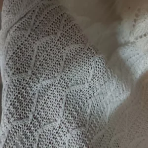 Yarn Dyed Rayon Polyester Viscose Pointelle Fabric 32 21s Slub Nep AB Yarn Cable+Dot Jacquard Chunky Knit Sweater Fabric Factory