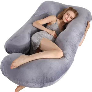 Yatone O Shape Pregnancy Friendly Pillow Machine Washable Medium Firm Maternity Pillow