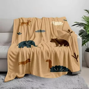 Year Round Flannel Blanket Super Soft Solid Color Large Breathable Anti Pilling Lightweight Throw for Bed Sofa OEM