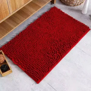Yinzam Home Area Decor Chenille Machine Made Eco Friendly Bathroom Mat Rug Stairs Toilet Mats Non slip Water Absorbent Floor