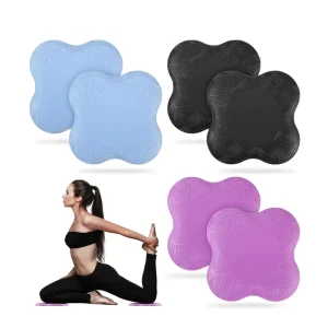 Yoga Knee Pads Mat Set Extra Thick Foam Cushion for Knees Elbows Wrists Head Durable Portable Pilates Meditation Unisex