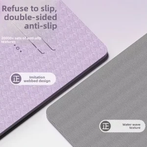 Yoga Mat Home Use New Style Professional Non Slip Shock Absorbing Extra Large Wide Quiet Thickened Thermoplastic Elastomer