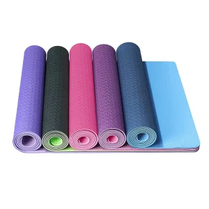 Yoga Mat Manufacturer Custom Non Slip Eco Friendly High Quality TPE Yoga Mats with Logo 15mm Thickness Waterproof