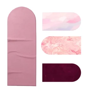 Yoga Mat Towel Arched Shaped Eco Friendly Microfiber Anti Slip Grip Pattens 183cm Unisex for Hot Yoga and Pilates