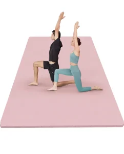 Yoga Mat XXL 200x130x2cm Extra Large Wide NBR Extra Thick for Two People Home Gym Pilates Yoga Fitness
