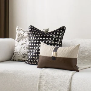 Yuanhee 50cm*50cm Light Luxury Decorative Pillow Is Suitable for Bed Pillow in Living Room Hotel Bedroom Cushion