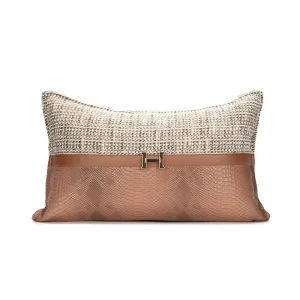 Yuanhee Spot Splicing Home Decorative Light Luxury Pillow Cushion Hotel Homestays Model Room Sofa Bed Pillowcase Cushion Cover