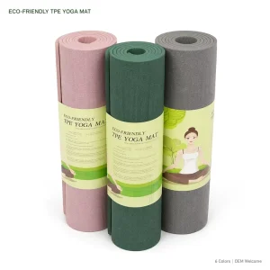 Yugaland Orthopedic Single Color TPE Yoga Mat High Rebound Cushioning Exercise Pad for Physiotherapy Pilates Factory