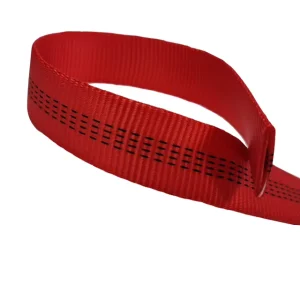 ZHIHE High Tenacity 25mm Woven Striped Tubular Nylon Webbing for Seat Belt & Cargo & Pet