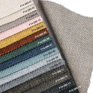 ZPSFB 03 Woven Yarn Dyed Breathable Sofa Fabric with Polyester Blend for Home Textile Furniture Bedding