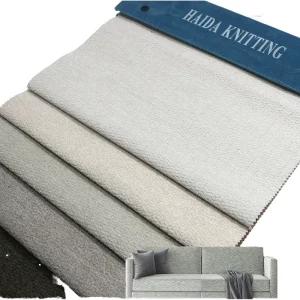ZPSFB 04 100% Polyester Knitted Velvet Jacquard Yarn Dyed Medium Weight Upholstery Fabric for Sofa
