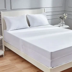 Zippered Mattress Protector Anti Bed Bug Dust Mite Proof Bed Encasement Cover