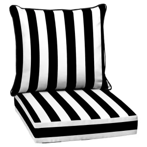 chaises coussin de High Density Foam Outdoor Cushion Waterproof Fade Proof Throw Pillow for Patio Camping Poolside Use